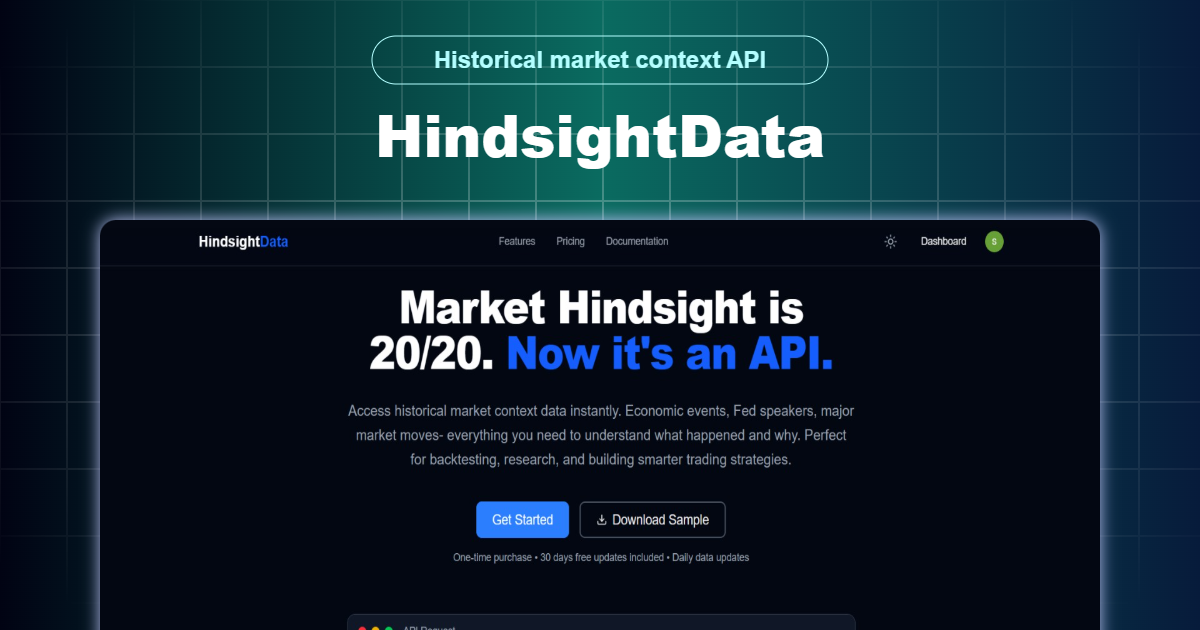 Documentation | Hindsight Data | Hindsight Data